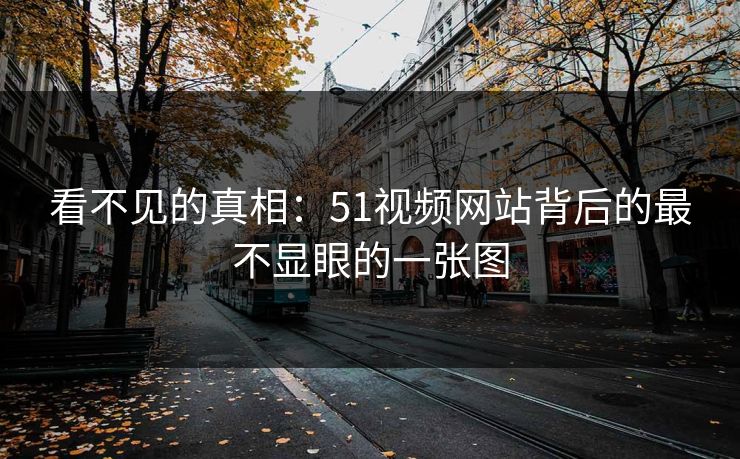 看不见的真相：51视频网站背后的最不显眼的一张图